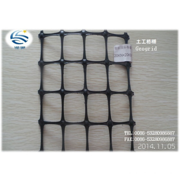 Fabiaxial Plastic Geogrid 20/20 30/30 40/40 120 / 120kn / M2